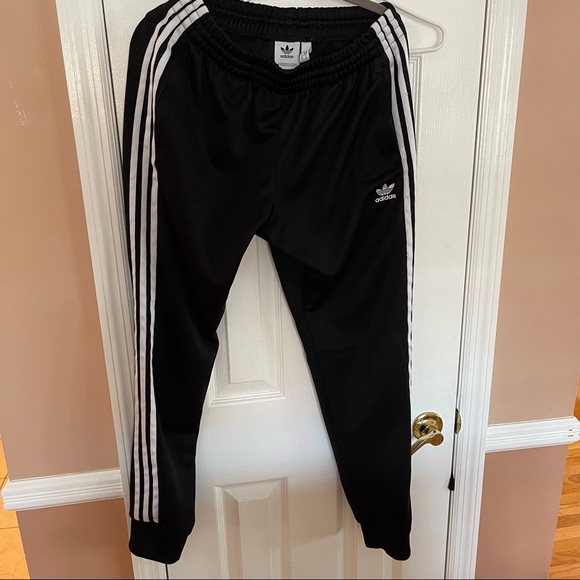 adidas Other - adidas Black Track Pants with White 3-Stripes